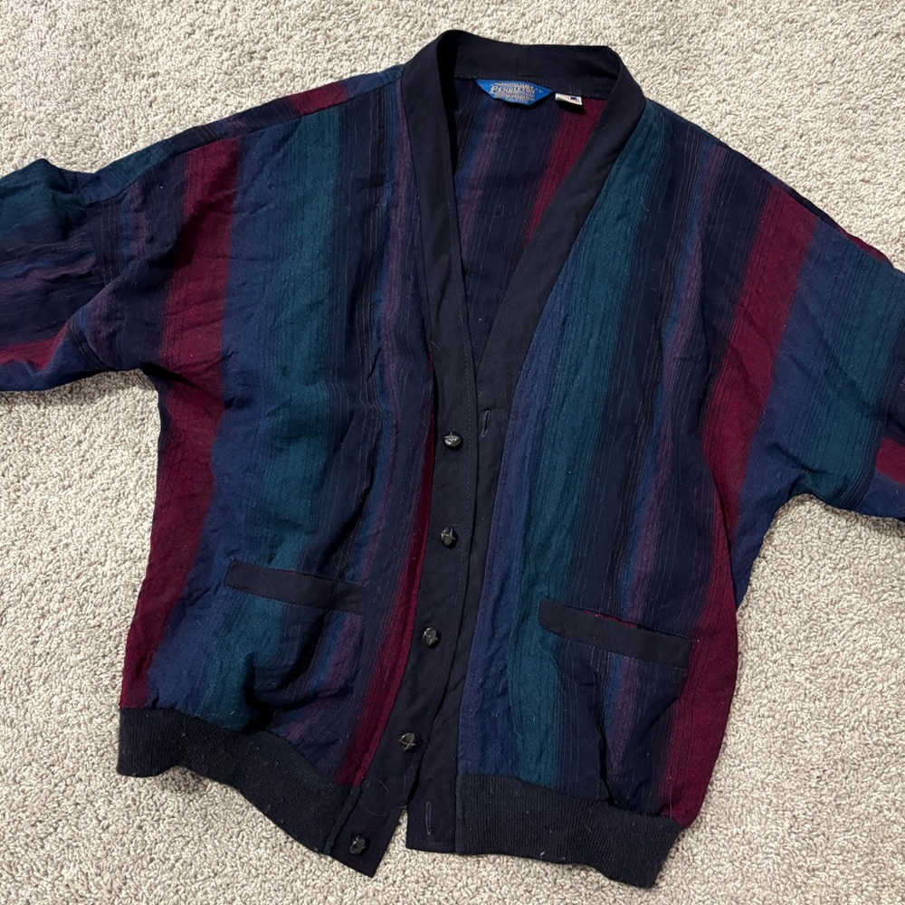 Pendleton Unisex Wool Sweater Cardigan